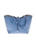 Guess 100% Leather Blue Leather Tote One size - photo 1