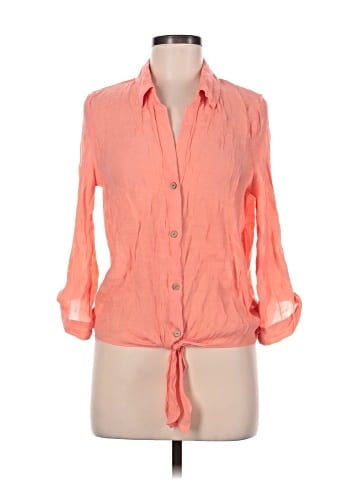 I.N. San Francisco 3/4 Sleeve Button-Down Shirt (view 1)