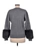 Saks Fifth Avenue Gray Pullover Sweater Size M - photo 2
