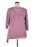 I.N. Studio Purple 3/4 Sleeve Top Size 2X - photo 2