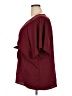 Unbranded 100% Polyester Burgundy Short Sleeve Blouse Size 2X - photo 5