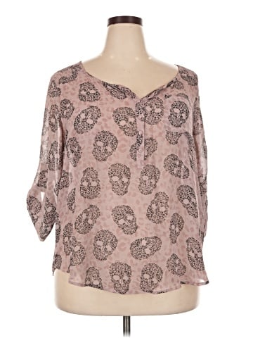 Torrid 3/4 Sleeve Blouse (view 1)