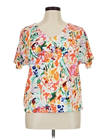 Chico's Short Sleeve Blouse (view 1)