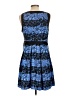 Elle Graphic Blue Cocktail Dress Size 12 - photo 2