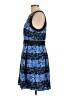 Elle Graphic Blue Cocktail Dress Size 12 - photo 5