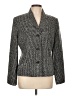 Style&Co 100% Acrylic Houndstooth Gray Blazer Size 10 - photo 1