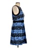 Elle Graphic Blue Cocktail Dress Size 12 - photo 4