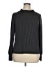 Adrianna Papell Black Long Sleeve Blouse Size XL - photo 1