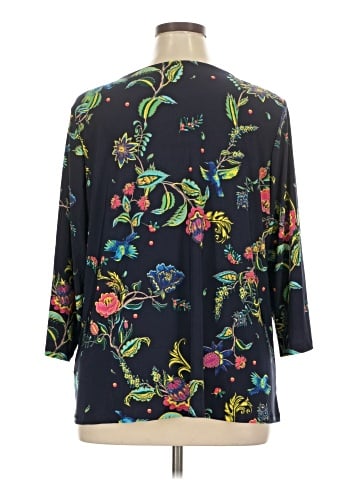 Attitudes by Renee 3/4 Sleeve T-Shirt (view 2)