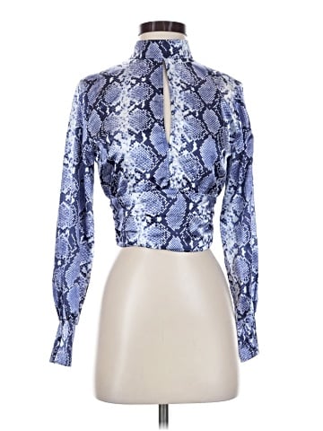 Topshop Long Sleeve Blouse (view 1)