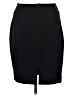 Express Solid Black Casual Skirt Size 6 - photo 2