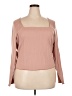 Torrid Pink Long Sleeve Top Size 3X Plus (3) - photo 1