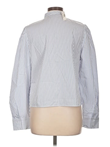 Madewell Puff-Sleeve Button-Up Shirt in Poplin (view 2)