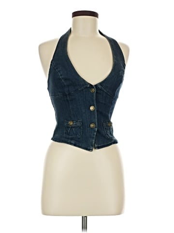 Edikted Sleeveless Button-Down Shirt (view 1)