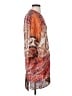 Zara Basic 100% Polyester Paisley Orange Casual Dress Size XS - photo 4