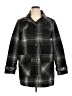 Eddie Bauer Plaid Ivory Black Wool Coat Size XL - photo 1
