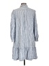 Max Studio Stripes Blue Casual Dress Size L - photo 2