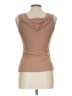 Chic Star Tan Sleeveless Blouse Size L - photo 2