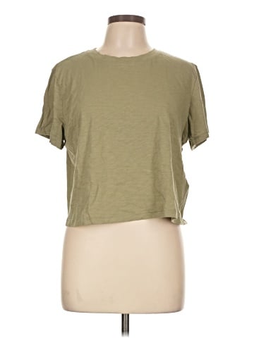 Madewell The Easy Crop Crew Tee in Soft Slub (view 1)