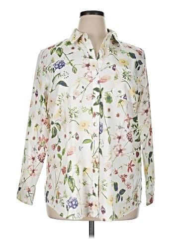 Coldwater Creek Long Sleeve Button-Down Shirt (view 1)