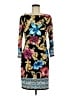 Cache Print Black Casual Dress Size 8 - photo 1