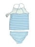 Carter's Stripes Blue Two Piece Swimsuit Size 7 - photo 2