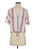 Rails Pink Short Sleeve Blouse Size XS - photo 1