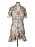 Sandro 100% Polyester Paisley Pink Cocktail Dress Size L (estimated) - photo 1