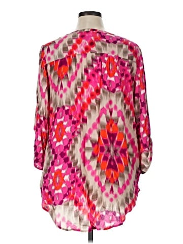 Como 3/4 Sleeve Blouse (view 2)