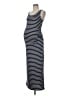 Pink Blush Stripes Blue Gray Casual Dress Size M - photo 1