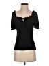Scarlet Darkness Black Short Sleeve Top Size S - photo 1