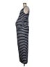 Pink Blush Stripes Blue Gray Casual Dress Size M - photo 5