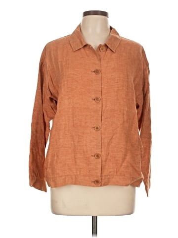 Eileen Fisher 3/4 Sleeve Button-Down Shirt (view 1)
