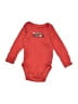 Carter's 100% Cotton Red Long Sleeve Onesie 0-3 MO / 3 MO - photo 1