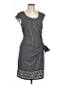 Max Studio Houndstooth Gray Casual Dress Size L - photo 1
