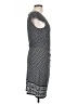 Max Studio Houndstooth Gray Casual Dress Size L - photo 4