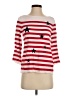Chico's Stars Red Pullover Sweater Size S - photo 1