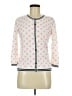 Talbots Polka Dots White Pink Cardigan Size M - photo 1