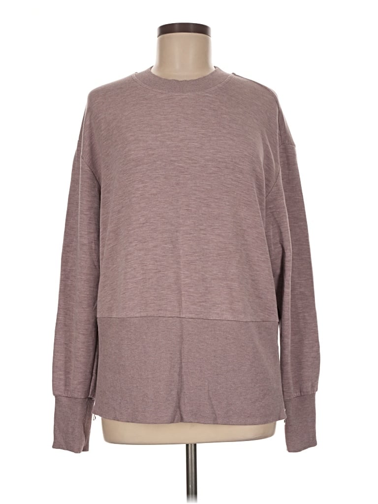 Pre-owned Varley Pullover Sweater In Brown