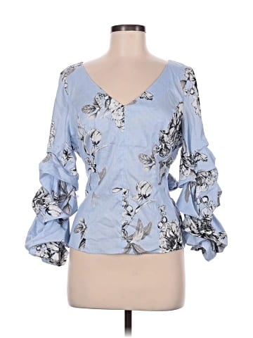 White House Black Market 3/4 Sleeve Blouse (view 1)