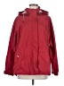 Pacific Trail 100% Nylon Solid Red Raincoat Size Med Petite - photo 1