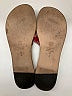 Cynthia Vincent 100% Leather Red Sandals Size 10 - photo 5