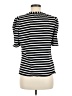 Dokotoo Stripes Black Short Sleeve Turtleneck Size M - photo 2
