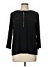 Anne Klein Black 3/4 Sleeve Top Size L - photo 1