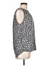 Lila Rose 100% Polyester Ivory Blue Sleeveless Blouse Size L - photo 4