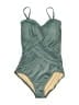 Lands' End Metallic Green One Piece Swimsuit Size 8 - photo 1