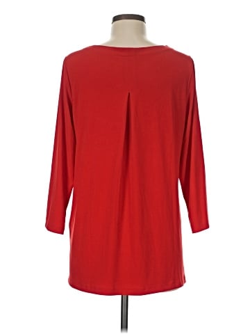 Susan Graver 3/4 Sleeve Top (view 2)