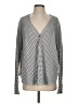 Out From Under Checkered-gingham Silver Cardigan Size S - photo 1