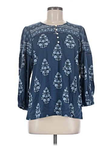 Purejill Long Sleeve Henley (view 1)