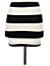 H&M Stripes Ivory Casual Skirt Size XS - photo 2